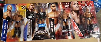WWE Rock basic action figures LOT Mattel New MOC | eBay