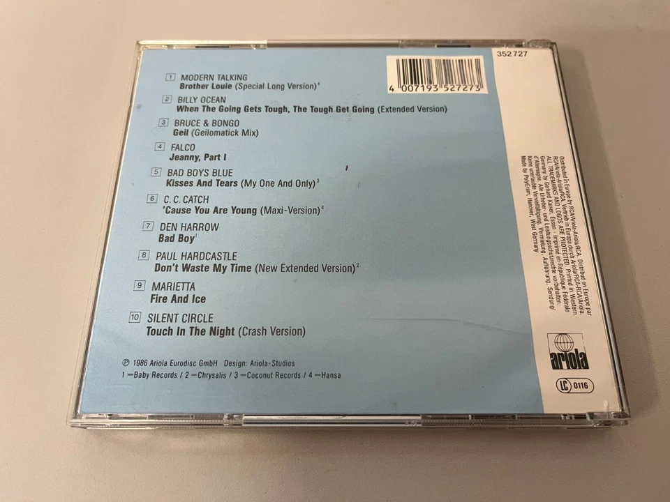 Various –  Maxi-Hit-Sensation - CD © 1986 - Modern Talking,Bruce&Bongo,Falco.. - Bild 3 von 3