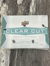 2023-24 UD Clear Cut hockey sealed 1 pack hobby Box Connor Bedard rookie auto ?