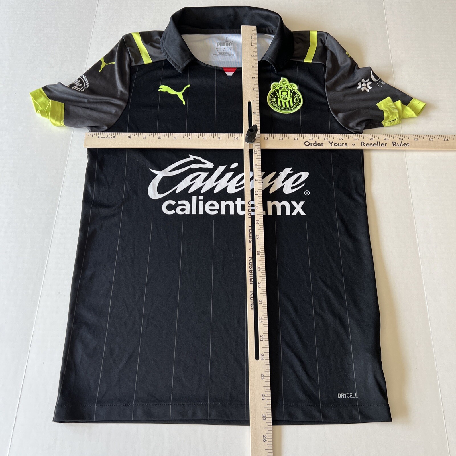 Club Deportivo Guadalajara Chivas Futbol Soccer Jersey Men's Small Black Puma