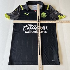 Club Deportivo Guadalajara Chivas Futbol Soccer Jersey Men's Small Black Puma