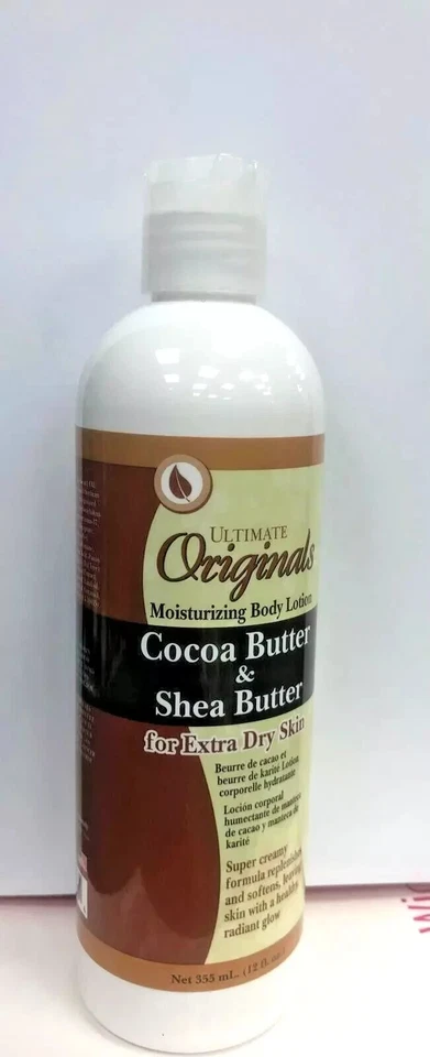 AFRICAS BEST AFRICA BEST ULTIMATE ORIGINALS COCOA BUTTER AND SHEA BUTTER BODY LOTION 355ML