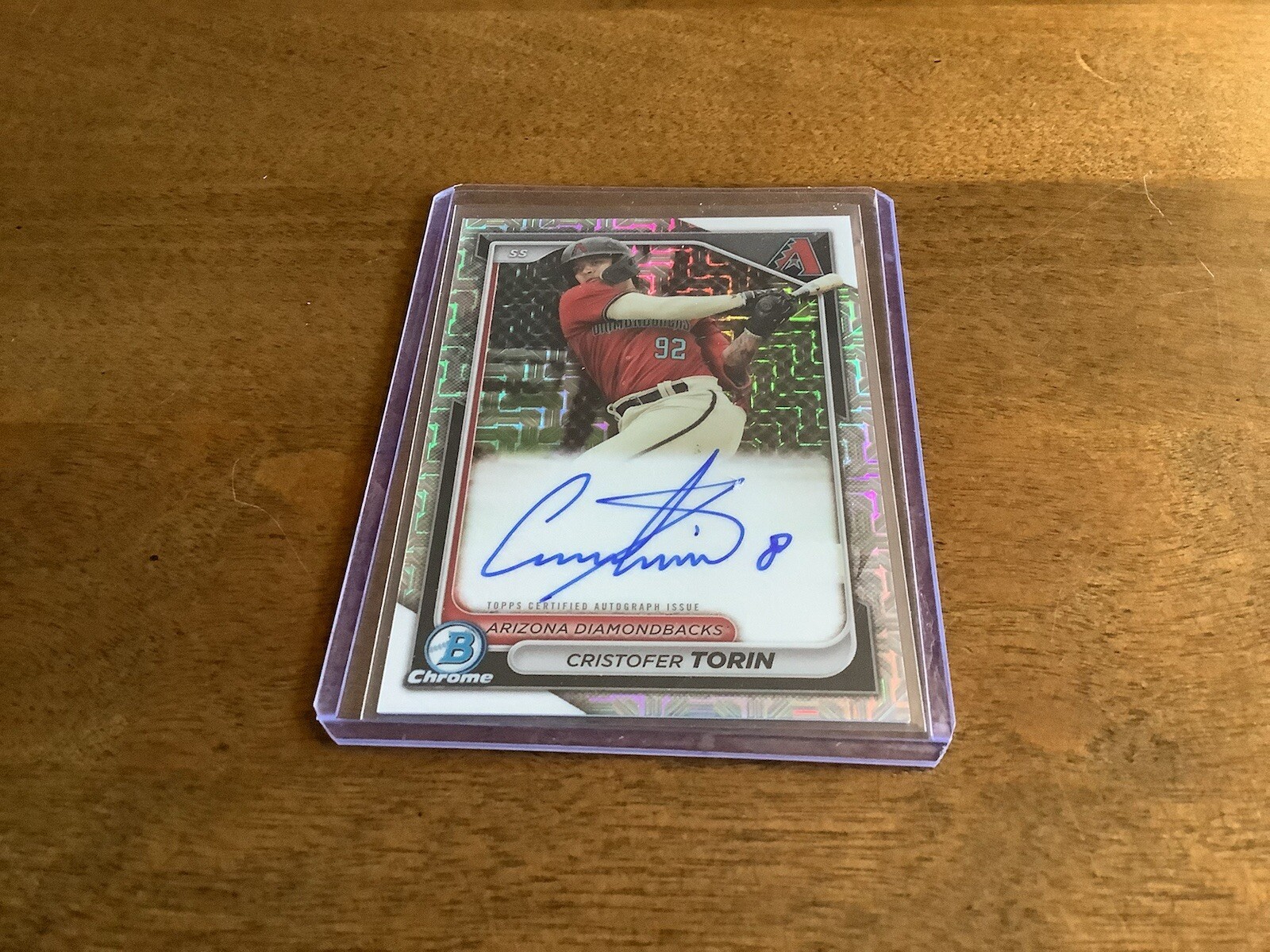 2024 Bowman Chrome Mega Box Cristofer Torin Auto Arizona Diamondbacks #BMA-CT