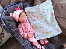 Baby blanket burp diaper cloth baby shower gift infant changing pad