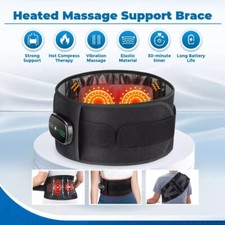 Cordless Heating Pad with Massager for Back Pain Relief, Lower Back Massager