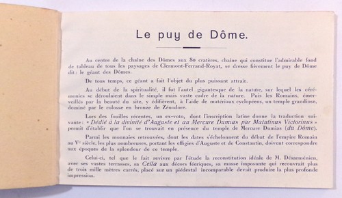 CARNET DE CARTES POSTALES DETACHABLES "LE PUY DE DOME L'OBSERVATOIRE" 5 cartes - Picture 2 of 8