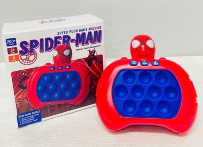 Spider Man Speed Push Puzzle Game Machine Fidget Toy Stress Relief Popit