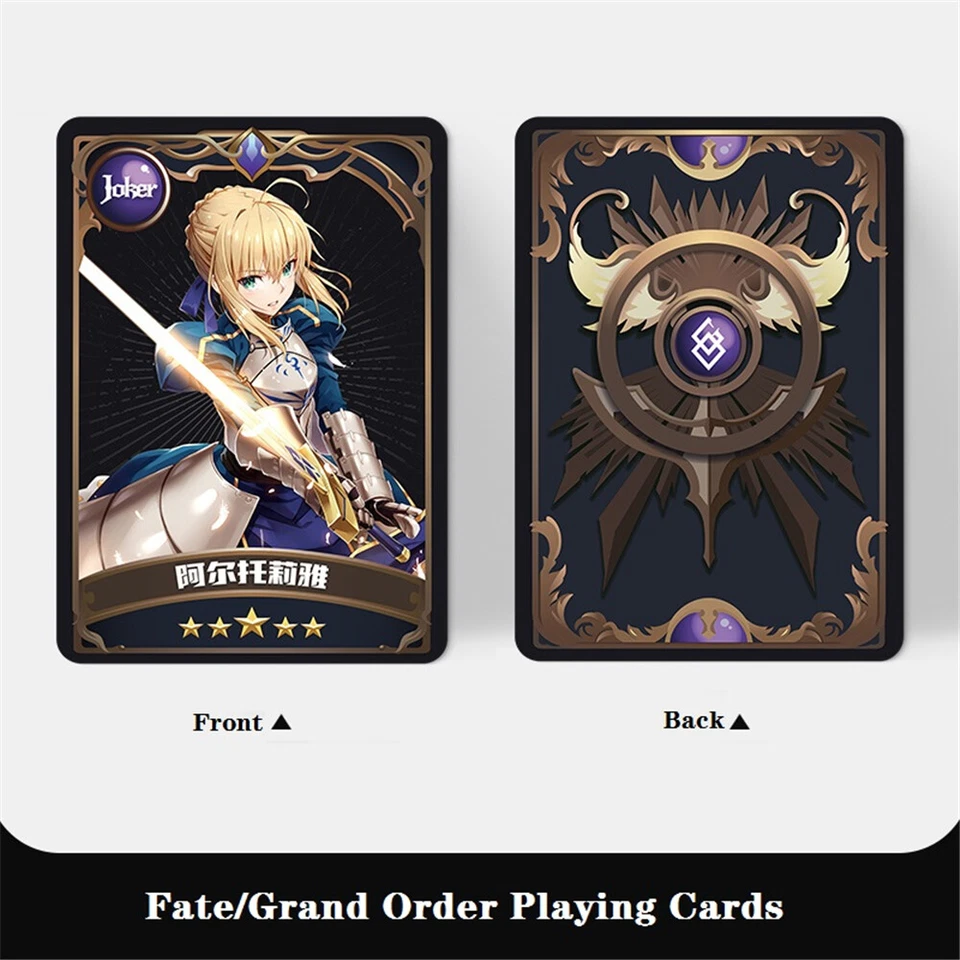 Fate/Grand Order Joan of Arc Anime CG Printed Playing Card Game Poker Collection - Image 3 of 4