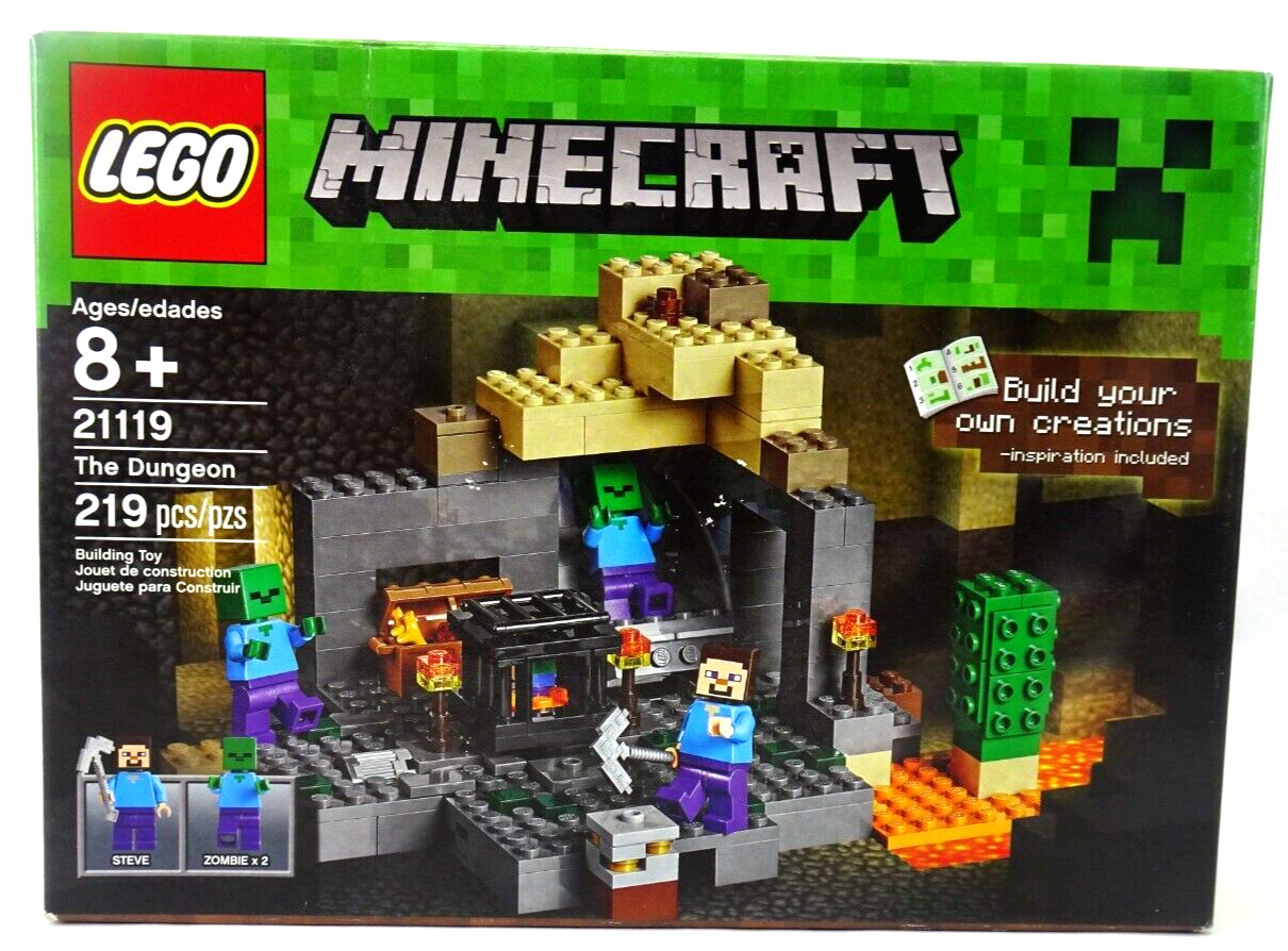 LEGO Minecraft The Dungeon 21119 219 Pieces FACTORY SEALED TAPED BOX