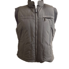 Woolrich Chocolate Brown Duck Down Women  s Vest Size Large