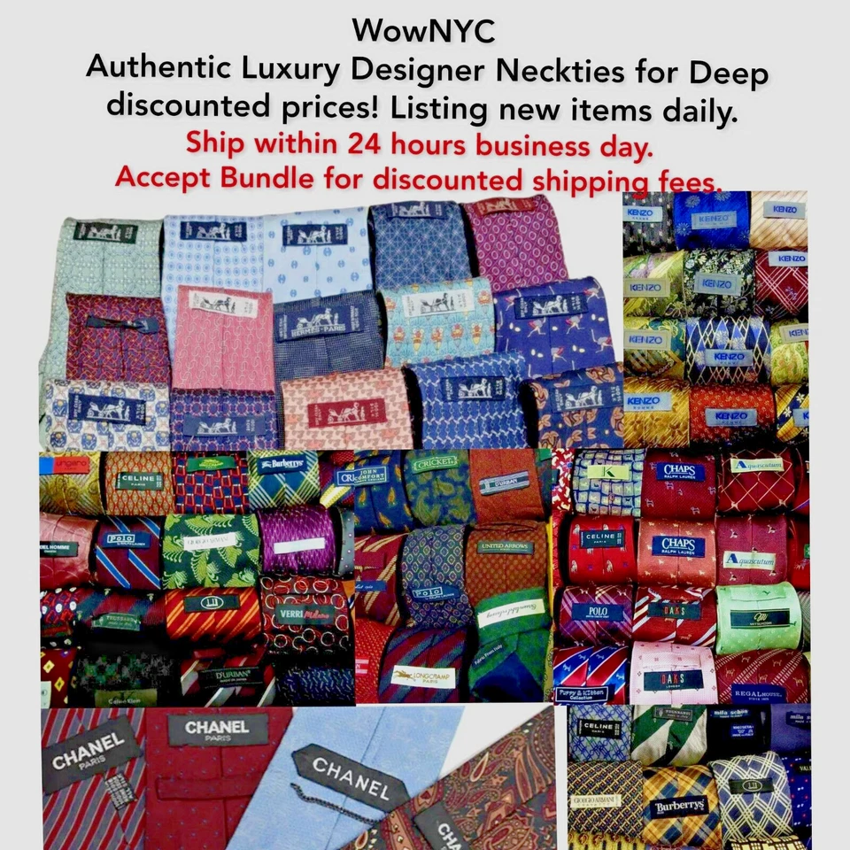 VINTAGE Burton Neck Tie Men Brown Big Medallion Embroidered Foulard London Paris - Image 3 of 4