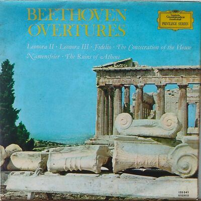 Beethoven Overtures, Eugen Jochum, Igor Markevitch 12  Vinyl LP Record