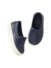 New GAP Perforated Slip-on Sneakers Running Shoe Boys Toddler Blue sz 5-6  7-8