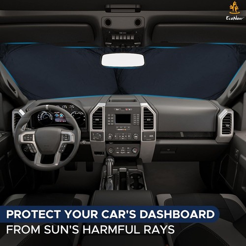 Patented Car Windshield Sun Shade, Blocks 99% Heat,Fits Cars, SUV, Truck, Medium - Picture 59 of 91