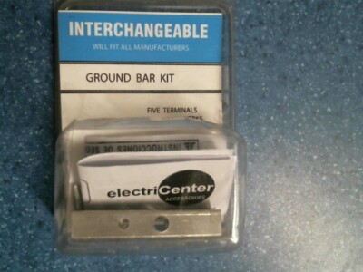 Connecticut Electric VPKGBK5, Ground Bar Kit, Interchangeable, Five Terminals FS