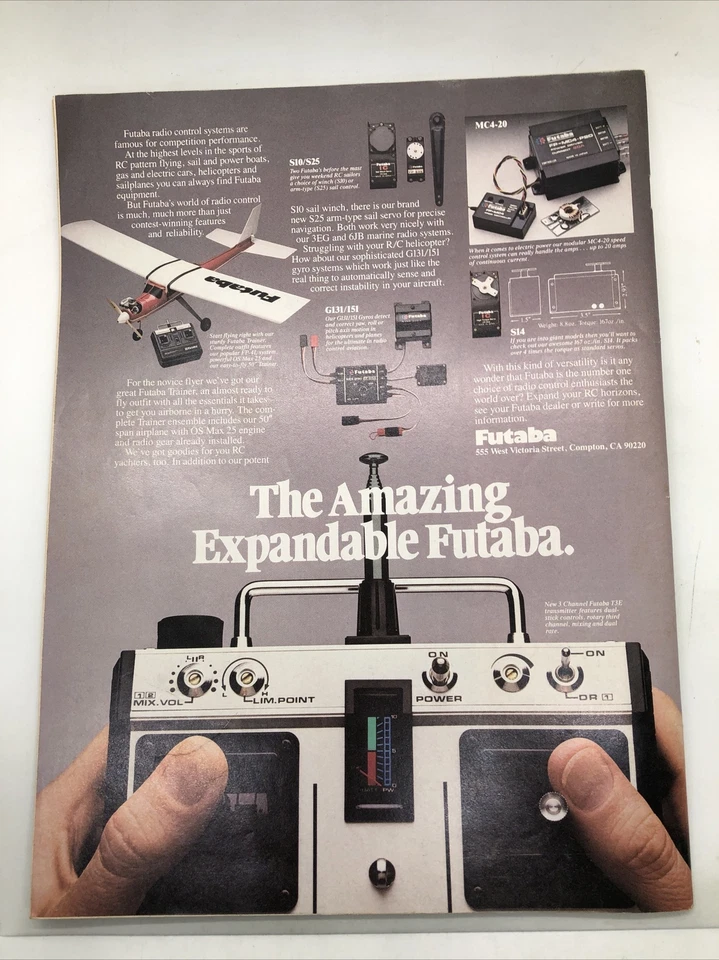 Flying Models Magazine July 1982 R/C Planes Boats Cars Piper Pawnee Brave Foto 4 de 4