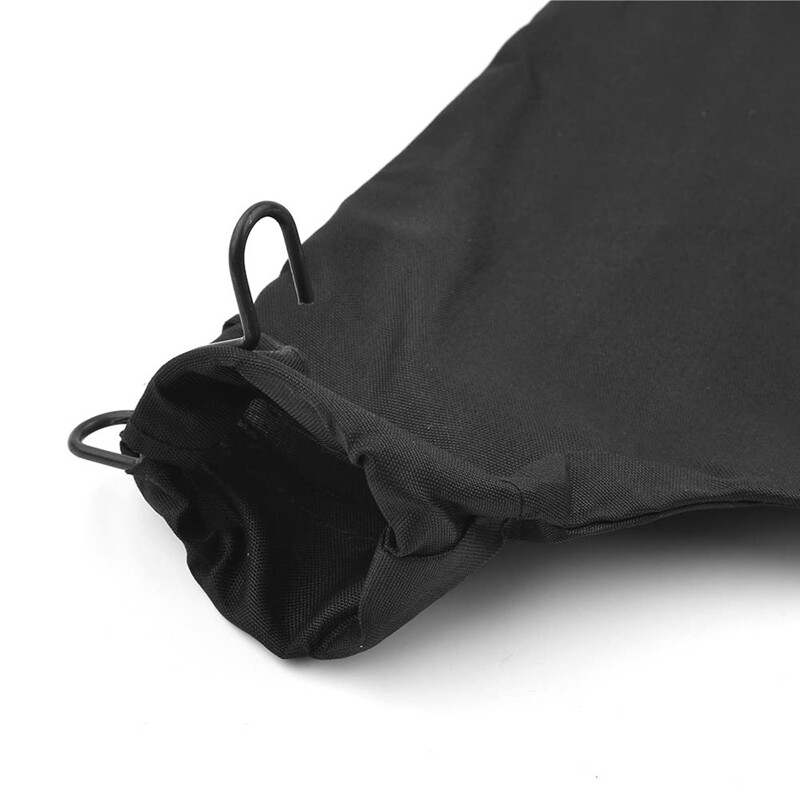 Mitre Saw Dust Bag, Black Dust Collector Bag with Zipper & Wire Stand