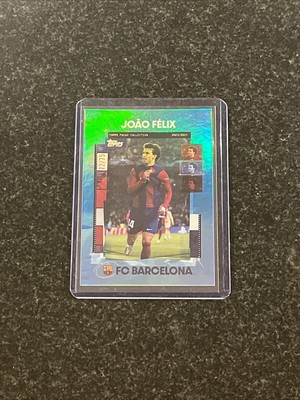Joao Felix /75 Blue Topps Focus FC Barcelona 2023-24 Forward Portugal #28