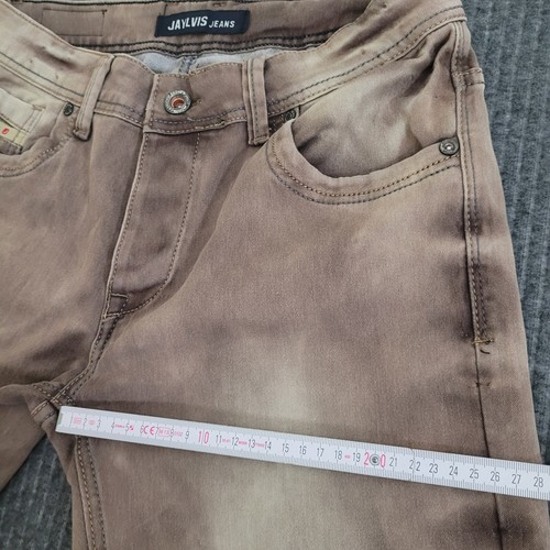 Jaylvis Jeans Herren Hose Strecht Gr 32 Braun Baumwolle Polyester Denim Pants - Bild 15 von 18