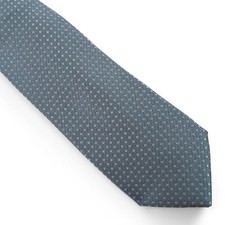 Alfani Men's Allendale Micro Dot Print Tie Necktie Blue Slim 2 3/4" NWT 55