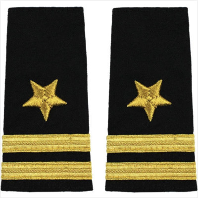 GENUINE U.S. NAVY SOFT SHOULDER MARK: LINE LIEUTENANT