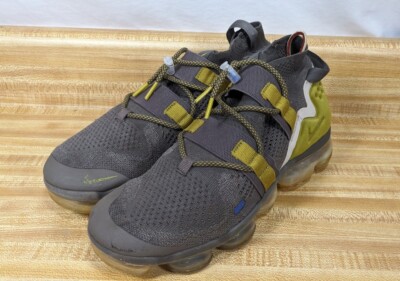 Nike Vapormax Flyknit Utility Ridgerock Peat Moss Green Mens Size 