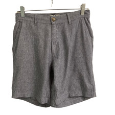 Taylor Stitch Drawstring Shorts Mens 28 The Easy Shorts In Navy Herringbone NEW