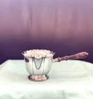 LUNT STERLING SILVER BRANDY WARMER POT Reproduction "Dublin 1720" by Lunt c1940s