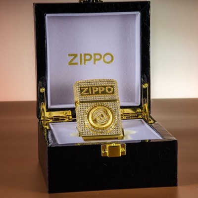 Zippo Luxury Crystal Lighter Handmade Full Diamond Limited Edition Collectible