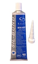 Food Grade NSF RTV Silicone Sealant Adhesive White 2.8 Ounce FL ou, white