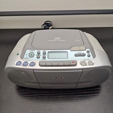 Sony CFD-S01 CD/Radio/Cassette Boombox Tested Works