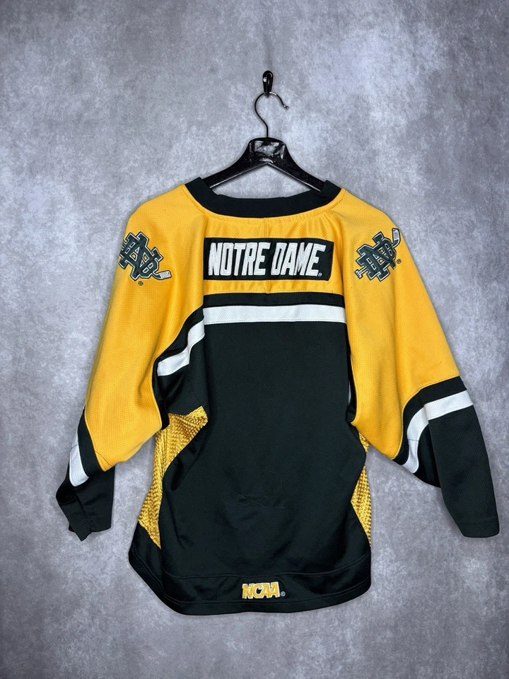 Camiseta deportiva de hockey Zephyr irlandesa de lucha Notre Dame de colección de los 90 para jóvenes grandes niños Foto 4 de 4