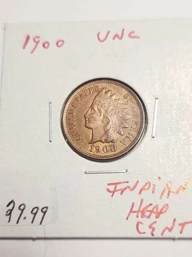 1900 UNC+++ Indian Head Cent Rare