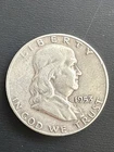 1953-D Benjamin Franklin Half Dollar 50c 90% Silver