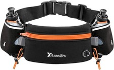 Number-one Running Belt with Water Bottles (2 x 175ml) Hydration Belt Waterproof
