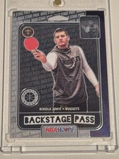 2019-20 NBA Hoops Premium Stock- Nikola Jokic Backstage Pass Nuggets #4