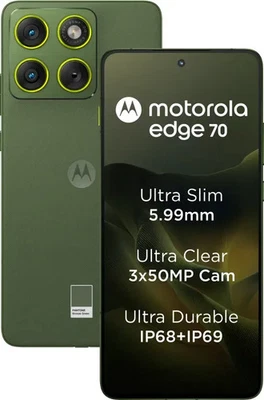 Motorola Moto Edge 70 5G Smartphone – Dual SIM – Werksfrei–Ultra-dünn –8GB/256GB