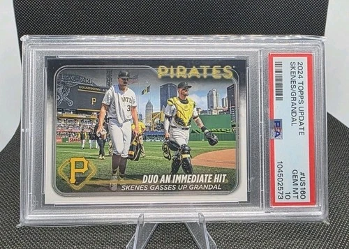 2024 Topps Update Veteran Combos Paul Skenes Yasmani Grandal  Pittsburgh PSA 10