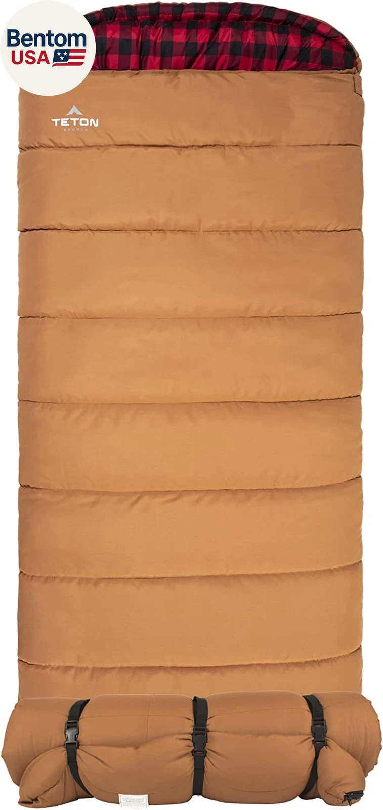Deer Hunter Sleeping Bag, Warm and Comfortable Camping Sleeping Bag, Teton Tough