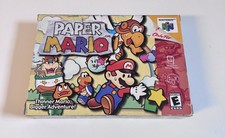 Paper Mario Nintendo 64 Video Game CIB Complete Tested