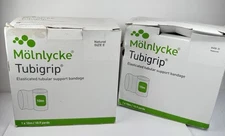 Molnlycke Tubigrip Elasticated Tubular Bandage Lot Size D And Size E 10m Natural