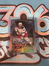 Matthew Robertson Rookie Auto 2025-26 Metal Universe Hockey New York Rangers (CH
