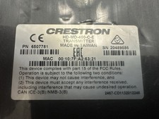 Crestron HD-MD-400-C-E HDMI Multiformat Switch And Receiver/Transmitter 6507781