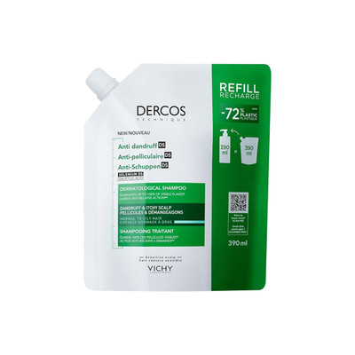 Vichy Dercos Anti-Schuppen DS, Dermatologisches Anti-Schuppen-Shampoo Für Normal