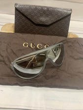 GUCCI GG 3514/S WRKL5 Gray Semi Matte Silver Sunglasses With Case