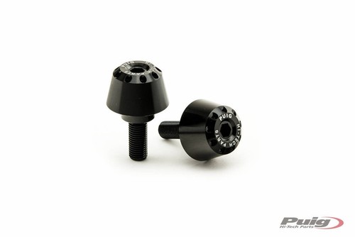 Rehausseurs De Guidon Puig 3671N - Hauteur 20mm, Pour Guidons 22/25/29/32mm, Aluminium Noir Anodisé - Améliore Le Confort De Conduite Moto
