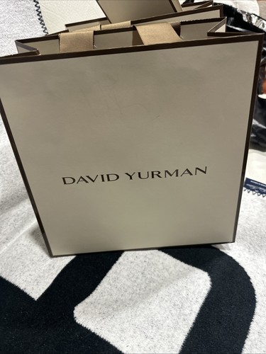 David Yurman Rare Large Shopping Bag With Silk Handles