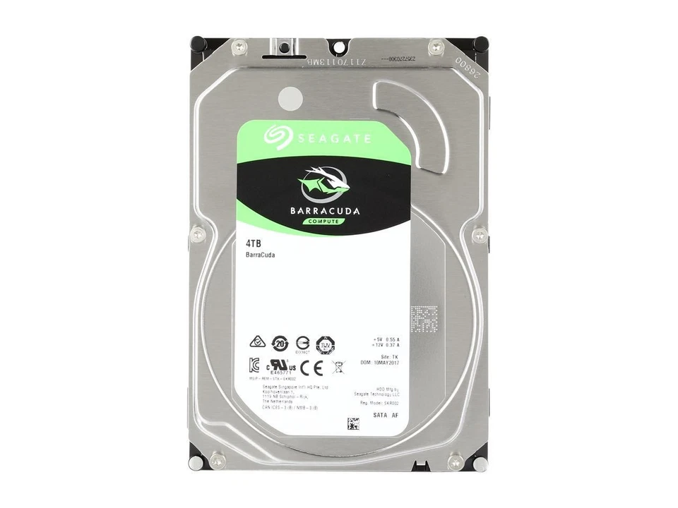 Seagate BarraCuda ST4000DM004 4TB 5400 RPM 256MB Cache SATA 6.0Gb/s 3.5" Hard - Image 3 of 4