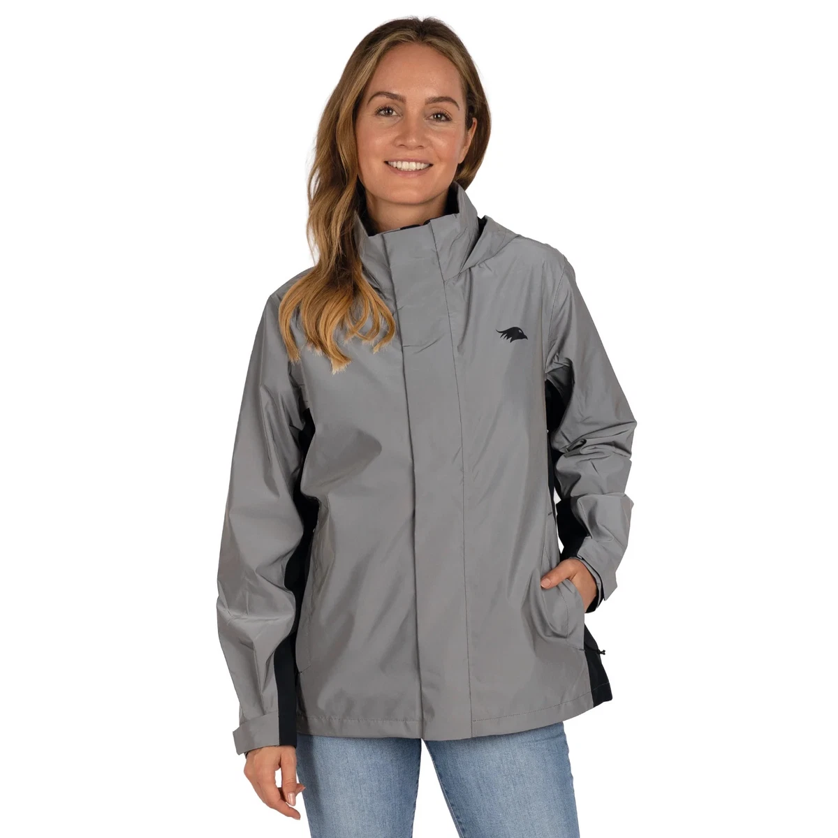 MJGkhiy Giacca Antipioggia Donna Leggera Trench Trekking Giacca a Vento Pioggia Con Cappuccio Sportivo Antivento Giacche Impermeabili Taglie Forti Corsa Giubbotto Viaggio Raincoat Outdoor