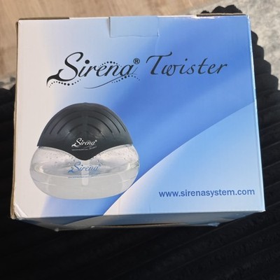 Sirena Twister Aromatizer Deodorizer Mood LED Soothing Sound Black/Clear